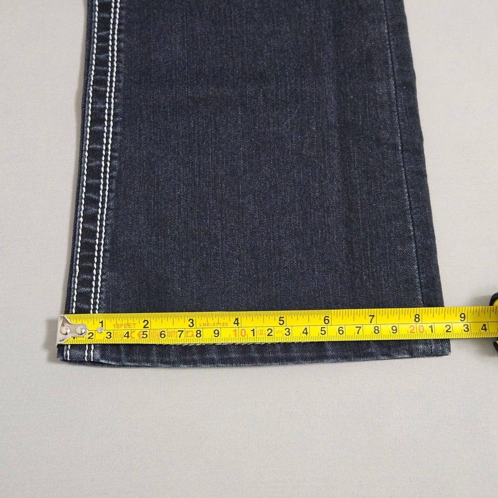 Daytrip Lynx Bootcut Jeans‎ Dark Wash Thick Stitch Western Cowgirl Mid-Rise 27R - Picture 12 of 12